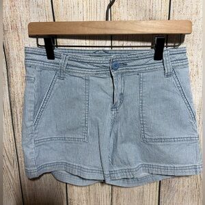 Prana Striped Blue Shorts